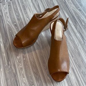 Express Peep-toe Wedge Sandals